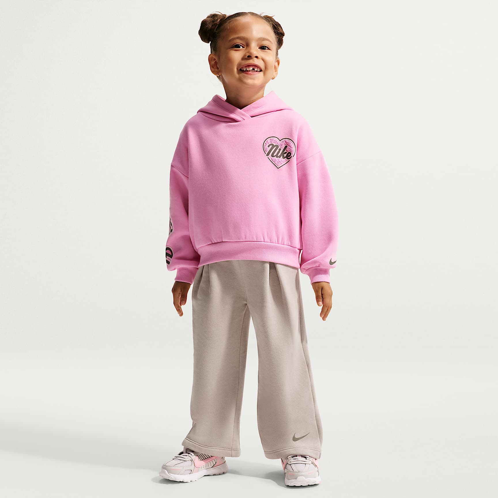 Nike Toddler Juxta-Girl 2-Piece Wide-Leg Trousers Set. Nike SI